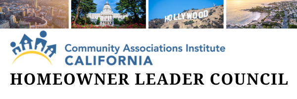 CAI California - Homeowner Leader Council Meeting