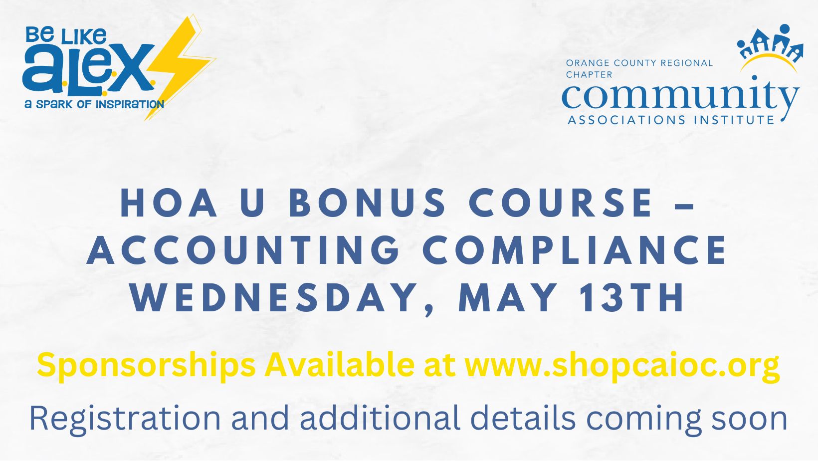HOA U Bonus Course – Accounting Compliance