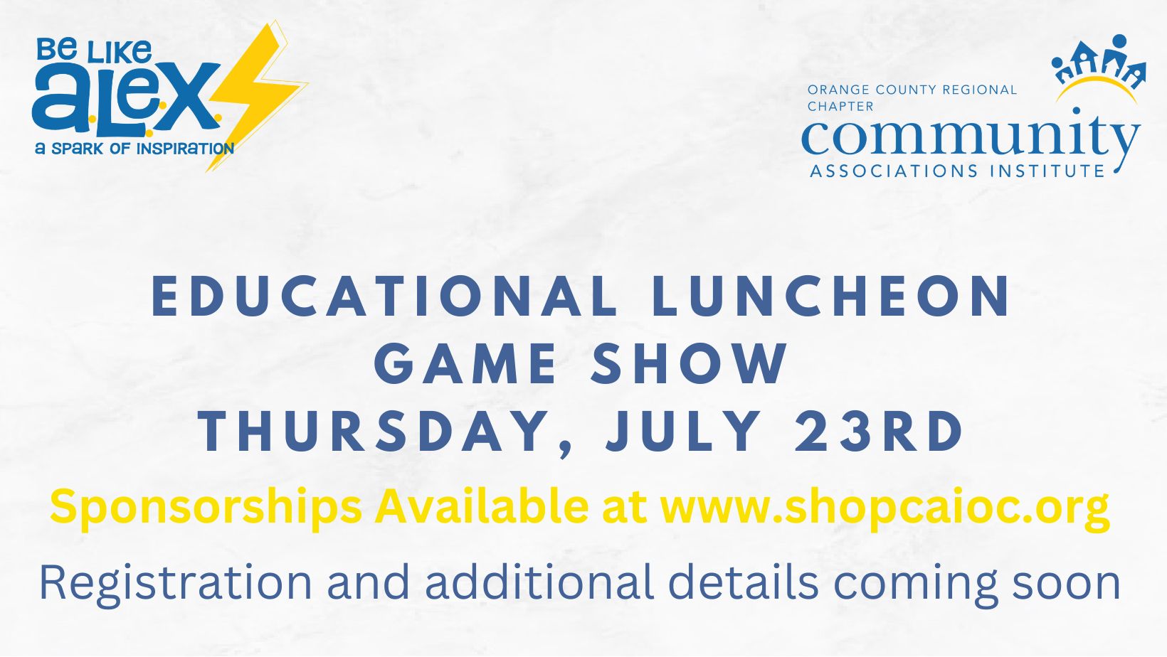 Educational Luncheon: Game Show
