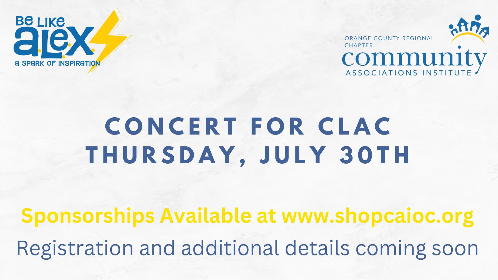 Concert for CLAC