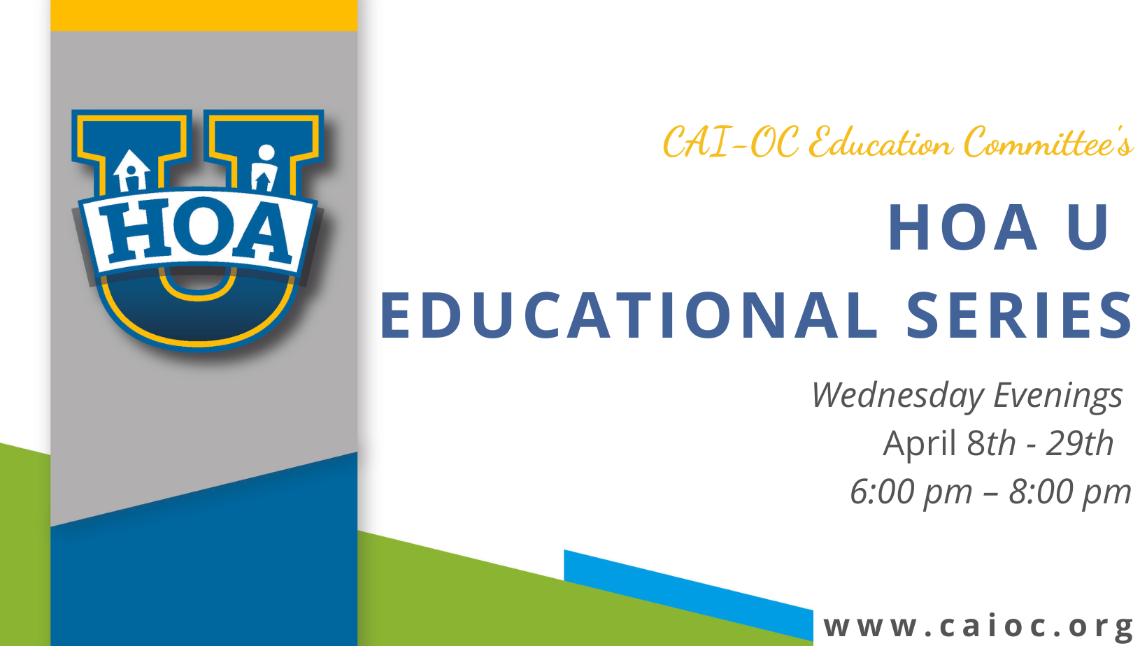 HOA U - Maintenance, Construction Contracts & Bidding (Part of 4 Week Series)