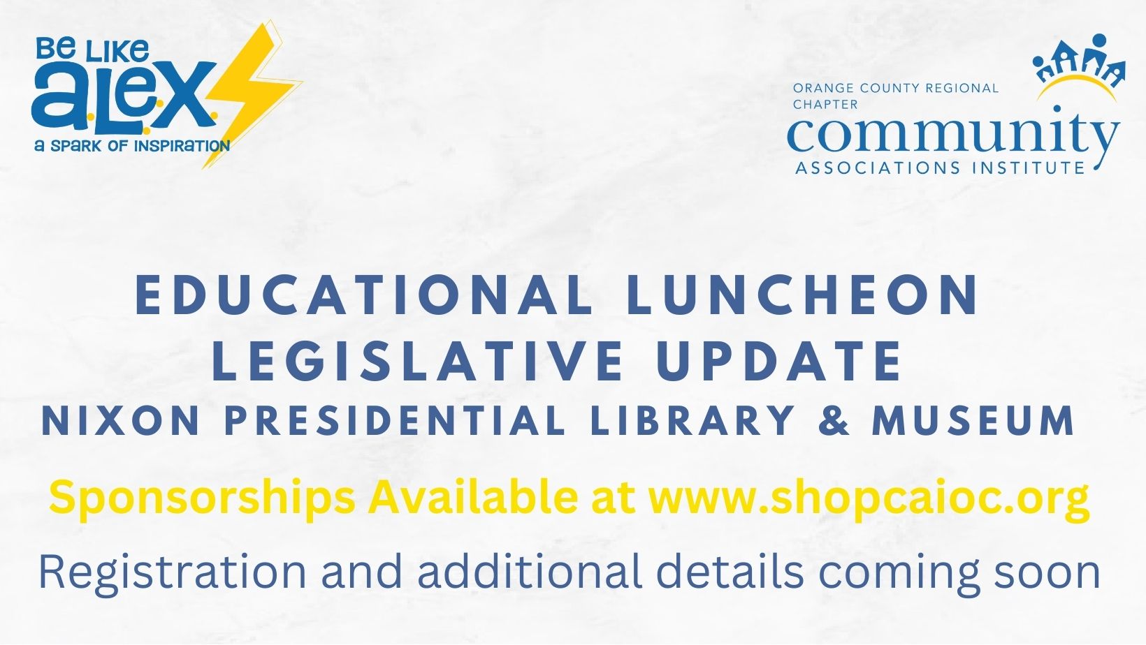 Educational Luncheon: Legislative Update