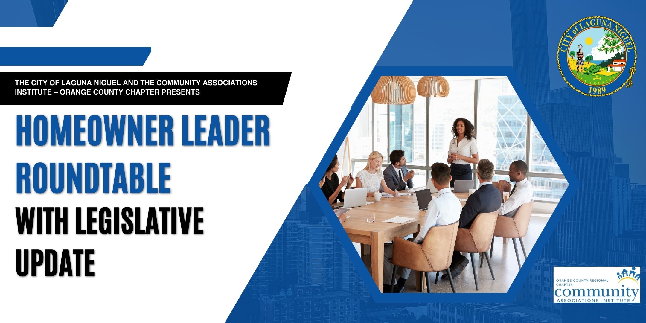 Homeowner Leader Roundtable with City of Laguna Niguel