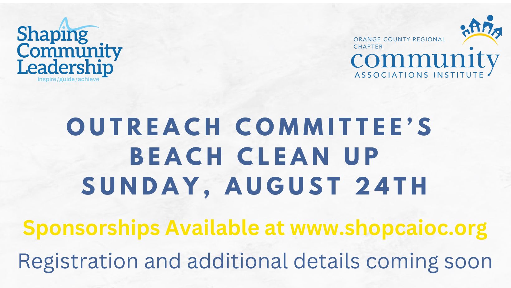 Outreach Committee's Beach Clean Up