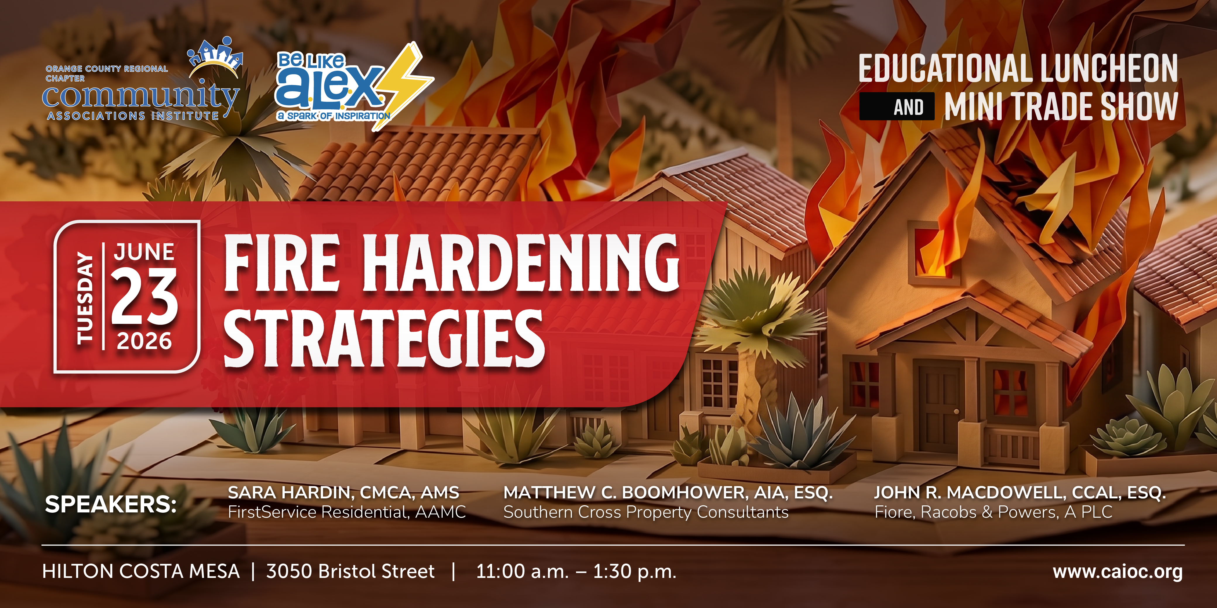 Educational Luncheon: Fire Hardening Strategies for Existing 