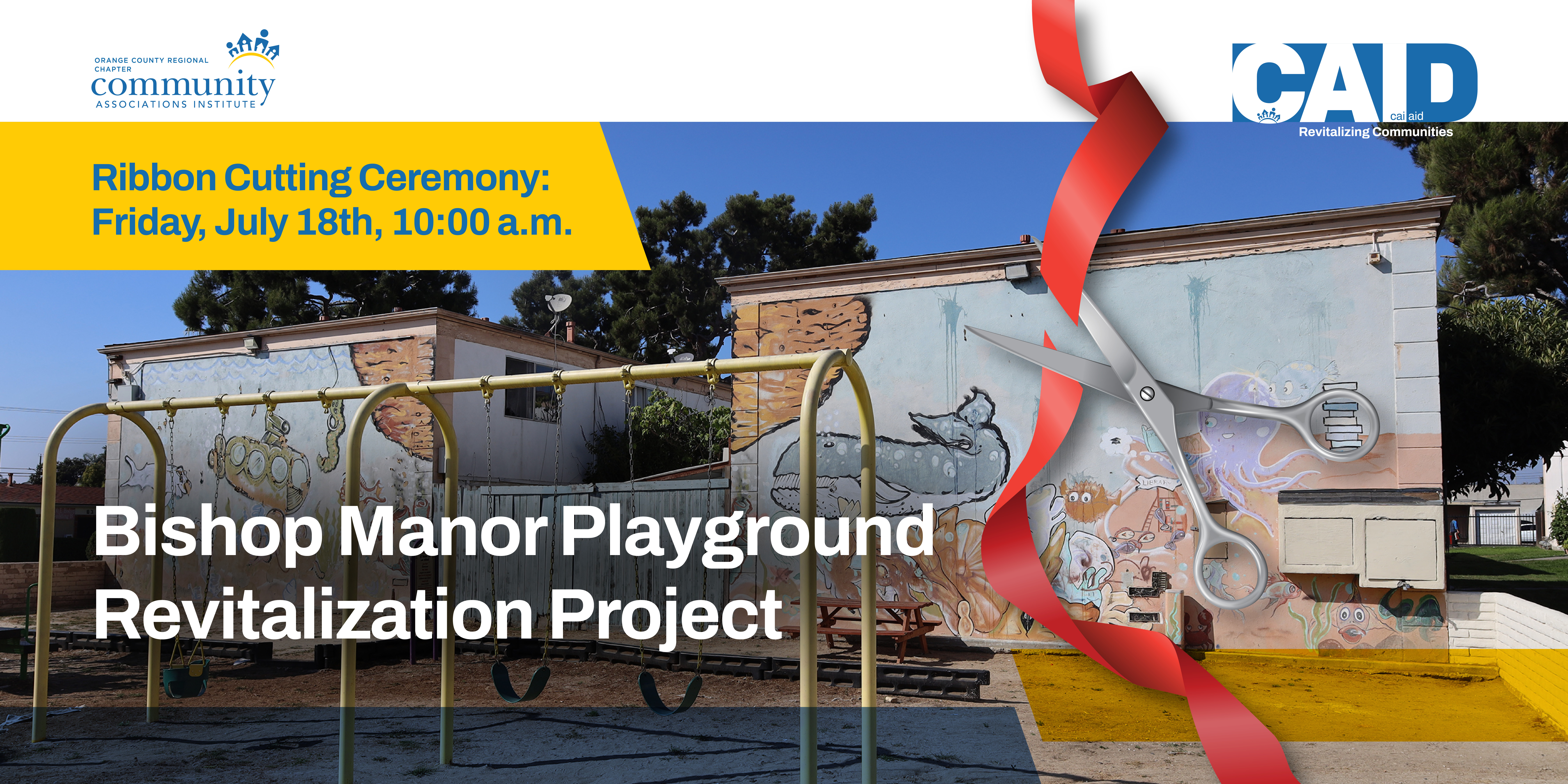 Bishop Manor Playground Ribbon Cutting Ceremony