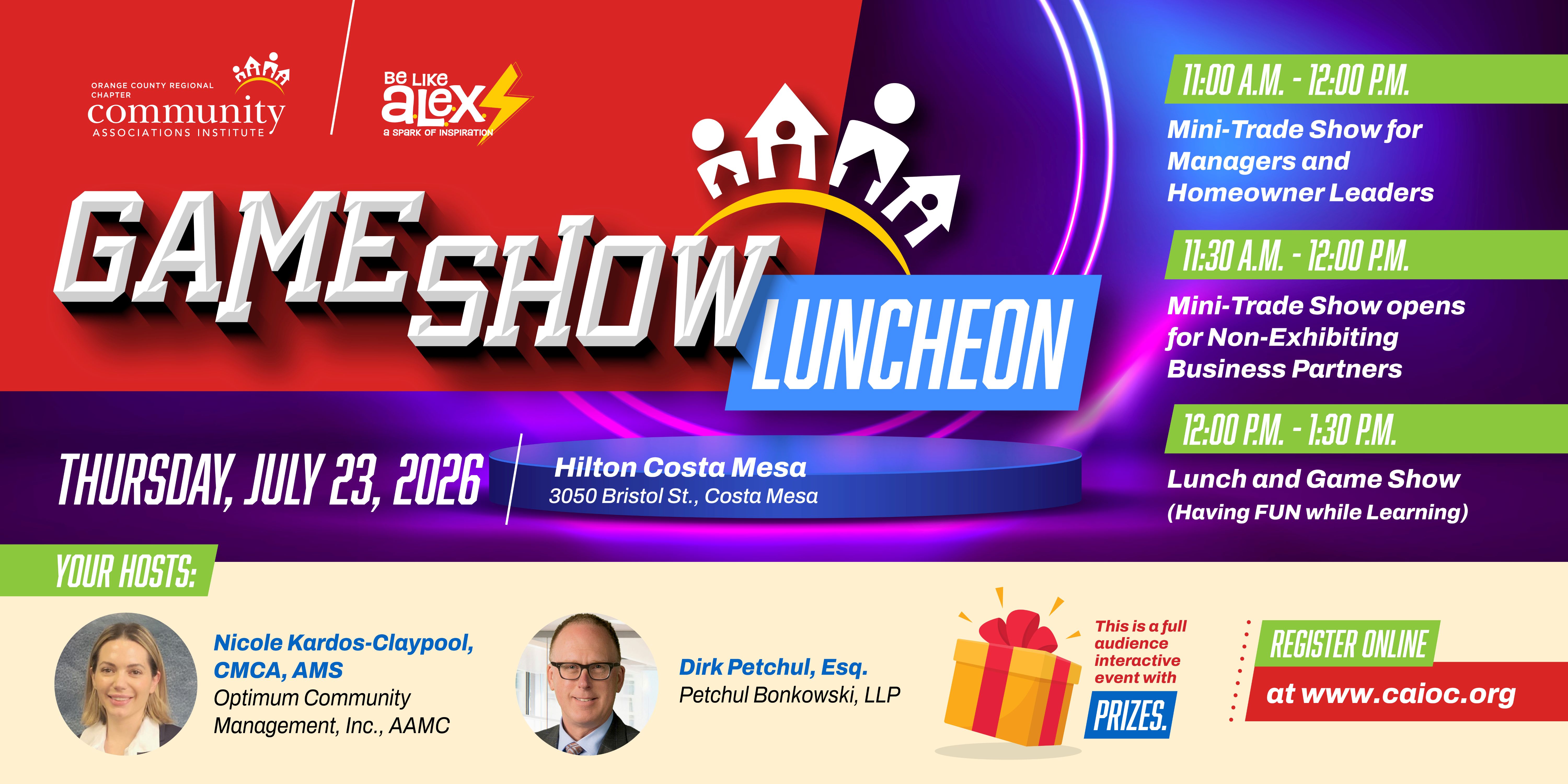 Educational Luncheon: Game Show