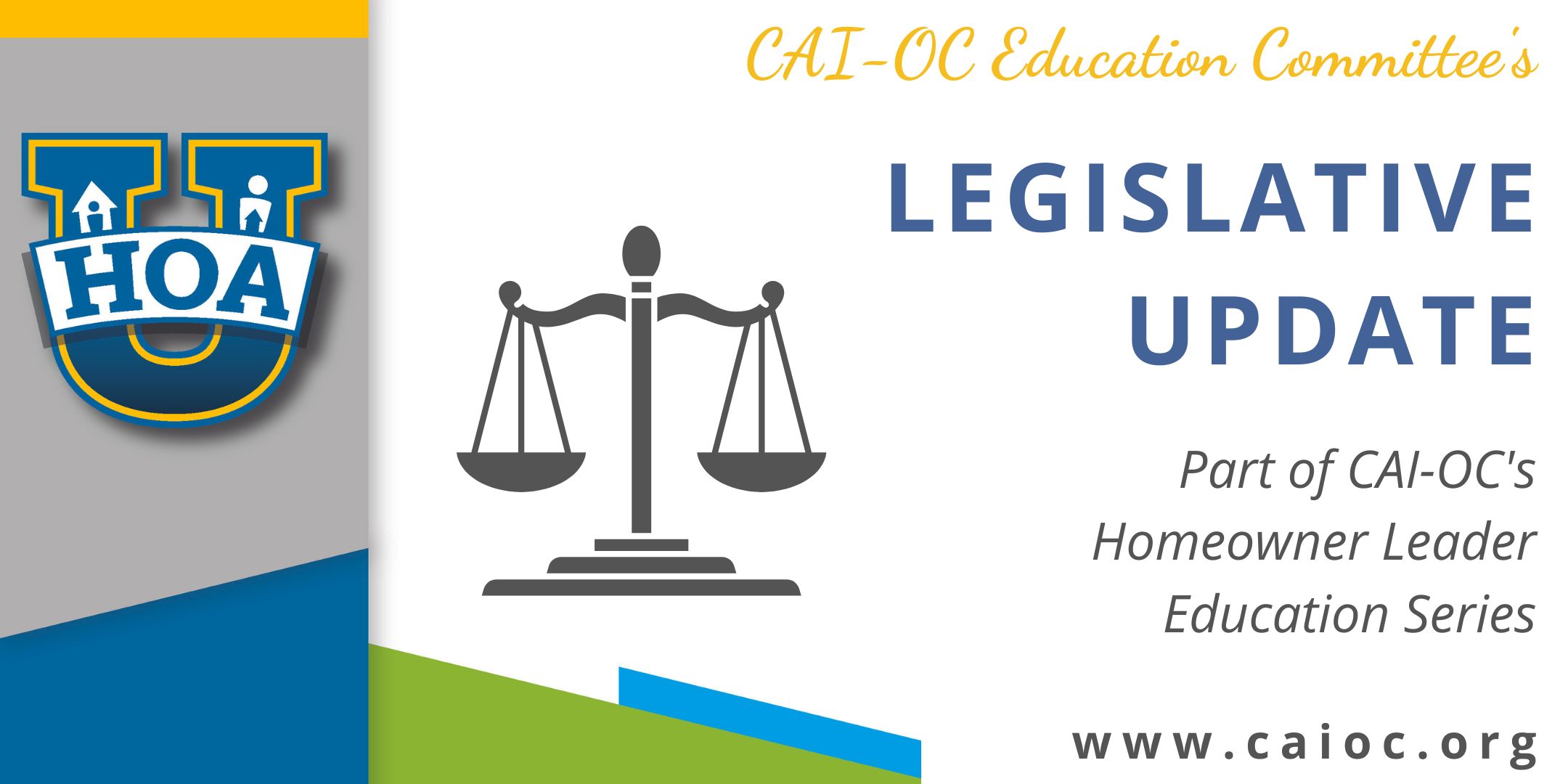 HOA U - Legislative Update