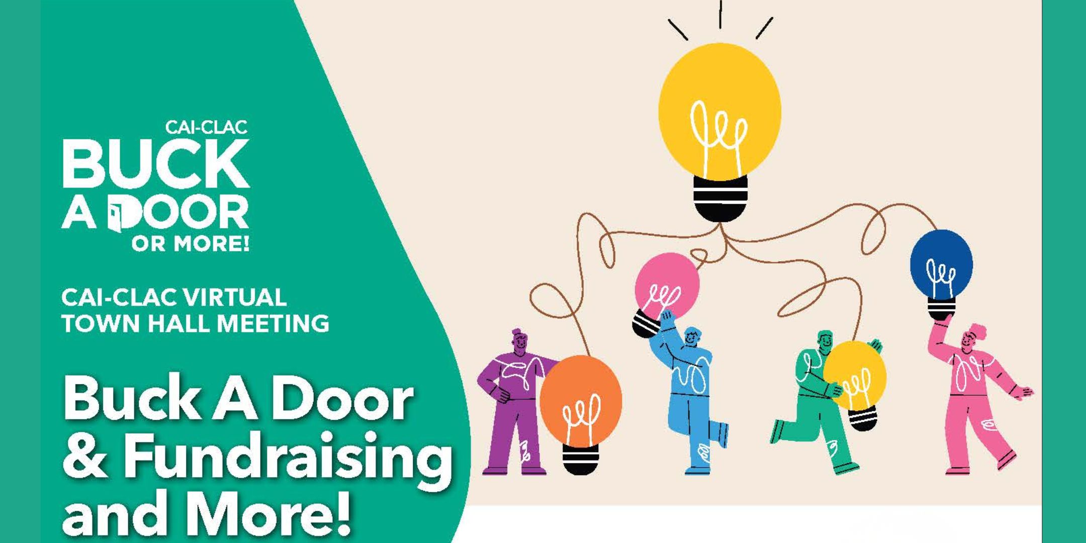 CAI-CLAC Virtual Town Hall Meeting: Buck A Door & Fundraising and More!