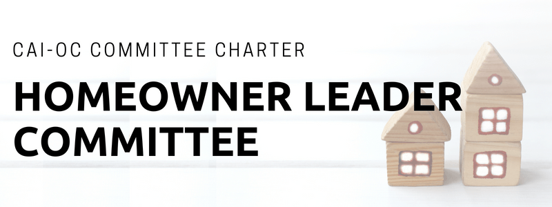 Homeowner Leader Committee Charter 3.2.22